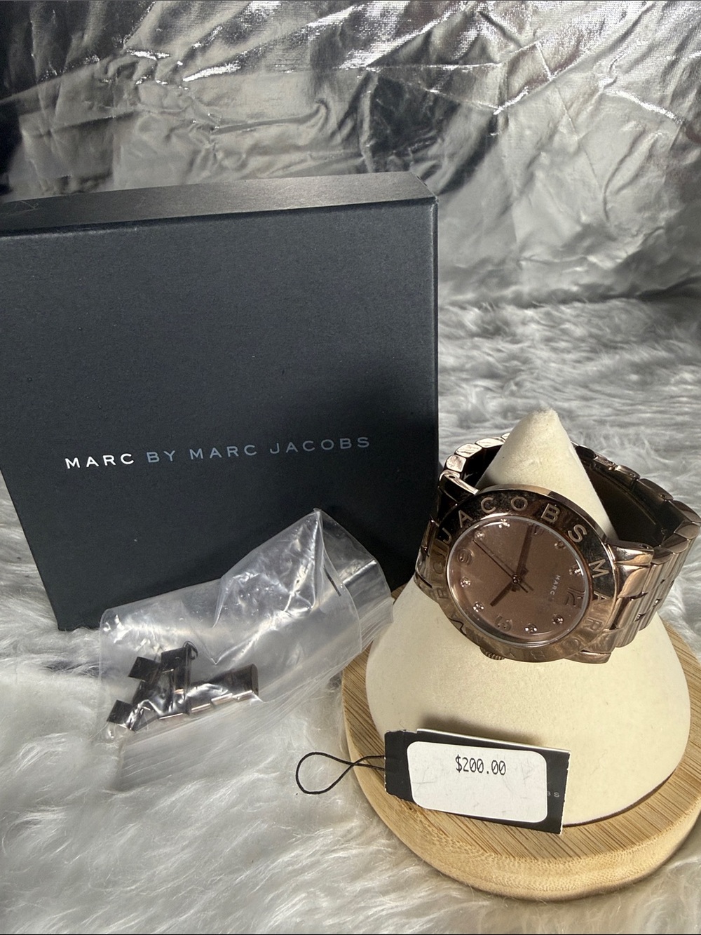 Marc by Marc Jacobs Men's Brown Metallic Bracelet Watch